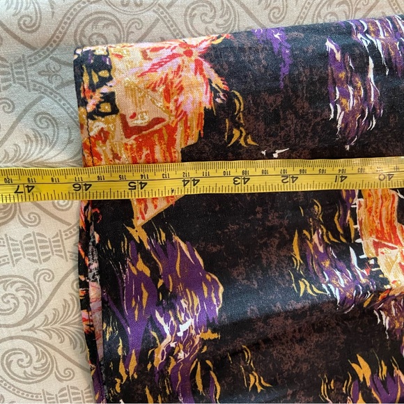 Free People Beach Party Paradise Flamingo Hawaiian Midi Sun Dress Linen Blend 0 - Picture 14 of 16